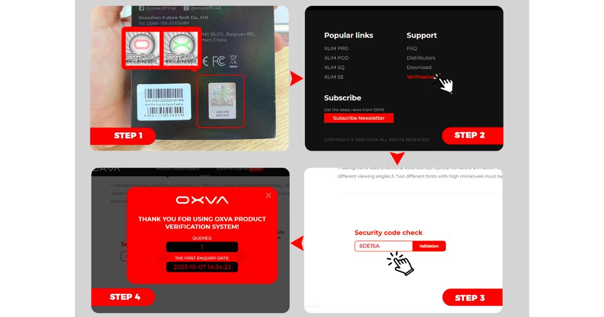 Usaha OXVA Untuk Memerangi Produk Palsu
